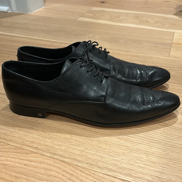 Men’s Black Louis Vuitton loafers lace up, size 11 - Picture 3 of 6